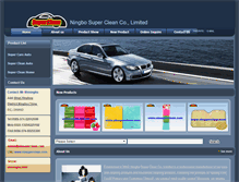 Tablet Screenshot of nbsuperclean.com